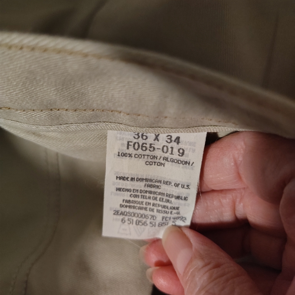 Lee Men's Tan Chinos - Picture 6 of 7
